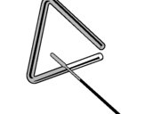 Dibuix Triangle pintat per ester