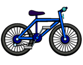 Dibuix Bicicleta pintat per nuria