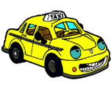Dibuix Herbie taxista pintat per aran