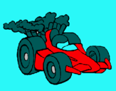 Dibuix Cotxe de Fórmula 1 pintat per ferran