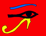 Dibuix Ull Horus pintat per VIKI 06