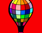 Dibuix Globus aerostàtic pintat per SEBAS
