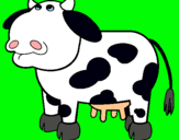 Dibuix Vaca pensativa pintat per anònim