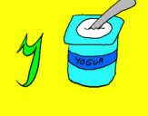 Dibuix Iogurt pintat per Sara O.C