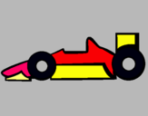 Dibuix Fórmula 1 pintat per rotia