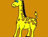 Dibuix Girafa pintat per MARIA FELIUS