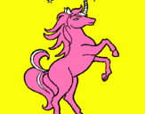 Dibuix Unicorn pintat per aina gabarró bellart