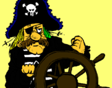 Dibuix Capità pirata pintat per roger2000