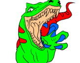 Dibuix Velociraptor II pintat per raull