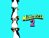 Dibuix Madagascar 2 Pingüins pintat per Marina