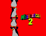 Dibuix Madagascar 2 Pingüins pintat per oscar