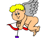 Dibuix Cupido pintat per edurne 