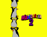 Dibuix Madagascar 2 Pingüins pintat per judit