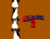 Dibuix Madagascar 2 Pingüins pintat per aleix