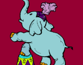 Dibuix Elefant pintat per xeniacanal