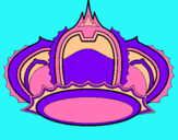 Dibuix Corona reial pintat per carmen