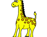 Dibuix Girafa pintat per MARIA FELIUS