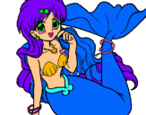 Dibuix Sirena pintat per LAIA