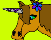 Dibuix Unicorn II pintat per julia  monells