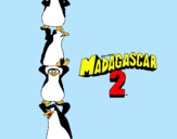 Dibuix Madagascar 2 Pingüins pintat per Albert