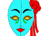 Dibuix Màscara italiana pintat per julia