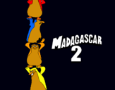Dibuix Madagascar 2 Pingüins pintat per uri