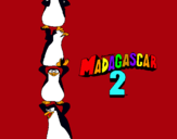 Dibuix Madagascar 2 Pingüins pintat per Elie