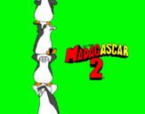 Dibuix Madagascar 2 Pingüins pintat per tim