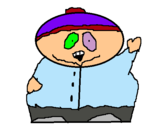 Dibuix Cartman pintat per ONA  MARTINEZ