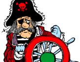 Dibuix Capità pirata pintat per NIL NADAL
