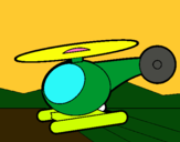 Dibuix Helicòpter petit  pintat per arnau carbonell