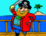 Dibuix Pirata a bord pintat per DENIS  