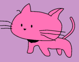 Dibuix Criatura de gat pintat per Gat