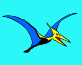 Dibuix Pterodàctil pintat per alvaro