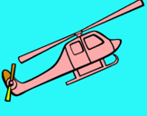 Dibuix Helicòpter de joguina pintat per isona