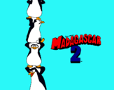 Dibuix Madagascar 2 Pingüins pintat per Pol