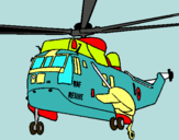 Dibuix Helicòpter al rescat  pintat per arnau carbonell