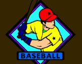 Dibuix Logotip de beisbol  pintat per carlos