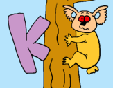 Dibuix Koala pintat per josep