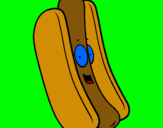 Dibuix Hot dog pintat per JUDITH