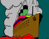 Dibuix Vaixell de vapor pintat per 14855445128558595685