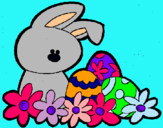 Dibuix Conillet de Pasqua pintat per celin 672735150