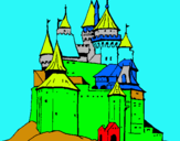 Dibuix Castell medieval pintat per hhfhduidkc