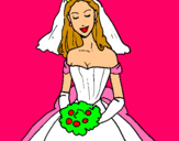 Dibuix Núvia pintat per Sandra