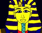 Dibuix Tutankamon pintat per Andrea