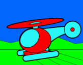 Dibuix Helicòpter petit  pintat per Roger Sanahuja