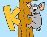 Dibuix Koala pintat per kira18