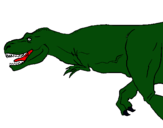 Dibuix Tiranosaure rex pintat per federico