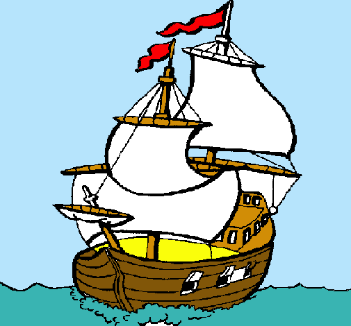 Dibuix Vaixell pintat per DAVID
