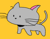 Dibuix Criatura de gat pintat per nuria  figueras